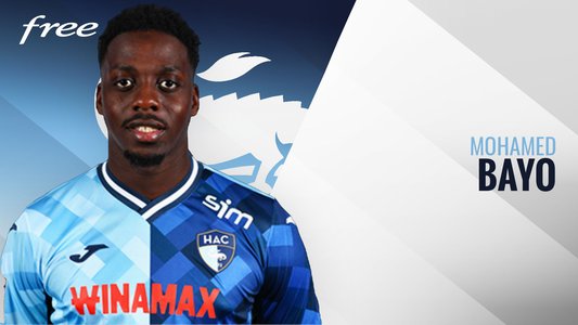 Illustration du But de M. Bayo lors du match Le Havre - Clermont du 24/09/2023