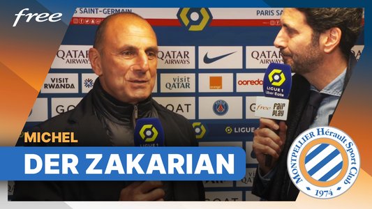 Illustration du Bord-terrain / Episode 283 / PSG/Montpellier - M. Der Zakarian "On n'a pas existé en 2e mi-temps"