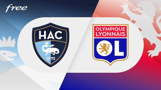 Illustration du Résumé du match Le Havre - Olympique Lyonnais du 14/01/2024