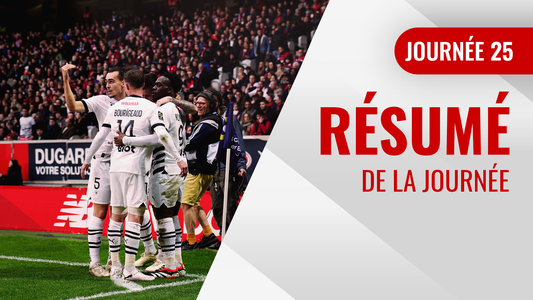 Illustration du Résumé de la 25ème journée de Ligue 1