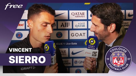 Illustration du Bord-terrain / Episode 401 / PSG/Toulouse - V. Sierro : "On a fait un gros match"