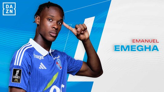 Illustration du But de E. Emegha lors du match Olympique Lyonnais - Strasbourg du 30/08/2024