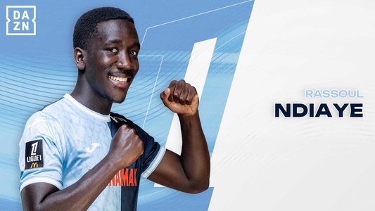 Illustration du But de R. Ndiaye lors du match Le Havre - Auxerre du 01/09/2024