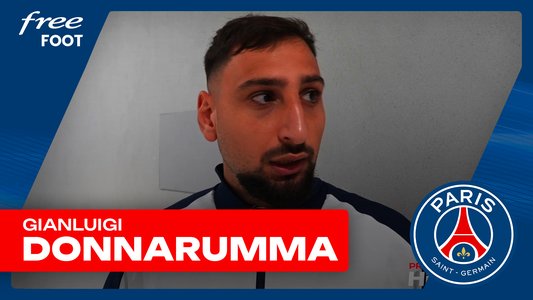 Illustration du Paris Saint-Germain / Episode 61 / Nice/PSG - G. Donnarumma : "Enervés par notre 1ère mi-temps"