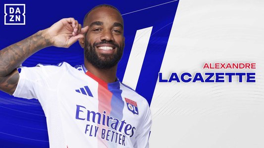 Illustration du But de A. Lacazette lors du match Le Havre - Olympique Lyonnais du 20/10/2024