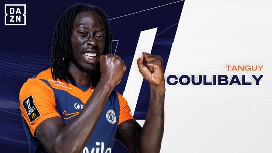 Illustration du But de T. Coulibaly lors du match Montpellier - PSG du 10/05/2025
