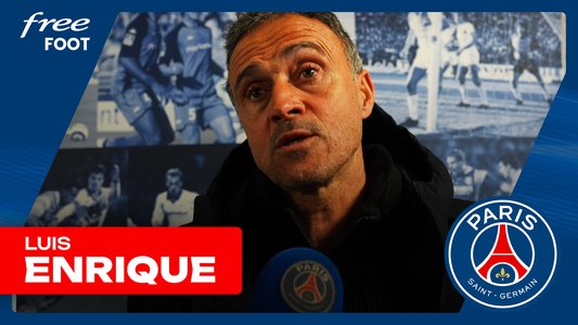 Illustration du Paris Saint-Germain / Episode 126 / AJA/PSG - L. Enrique : "Bons sur le plan défensif"
