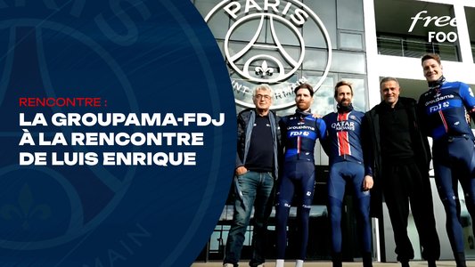 Illustration du Paris Saint-Germain / Episode 130 / Inside : Groupama-FDJ/PSG, la rencontre du cyclisme et du Foot