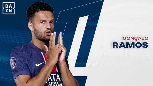 Illustration du But de Gonçalo Ramos lors du match Montpellier - PSG du 10/05/2025