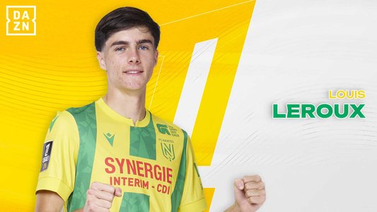 Illustration du But de L. Leroux lors du match Nantes - Lens du 23/02/2025