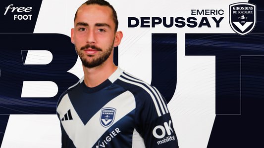 Illustration du Girondins de Bordeaux / Episode 76 / J20 : But de E. Depussay pour Bordeaux (0-1)