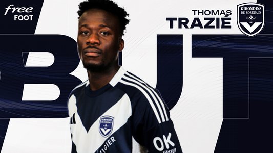 Illustration du Girondins de Bordeaux / Episode 58 / J14 : But de T. Trazié pour Bordeaux (2-0)