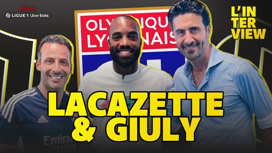 Illustration du L'interview / Episode 02 / Lacazette - Giuly : L'interview croisée du buteur et du coach lyonnais