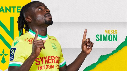 Illustration du But de M. Simon lors du match Nantes - Brest du 16/10/2022