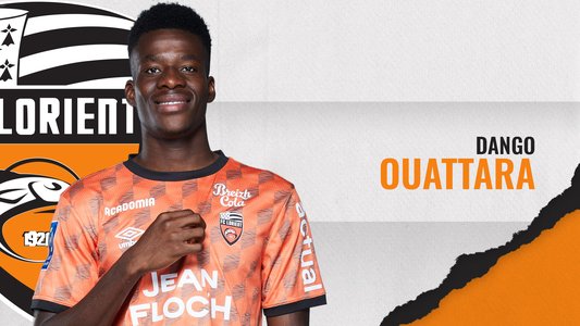 Illustration du But de D. Ouattara lors du match Lorient - Nice du 30/10/2022