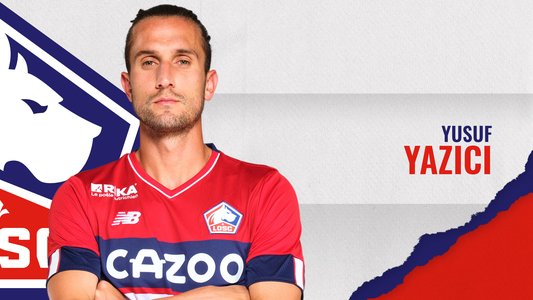 Illustration du But de Y. Yazıcı lors du match Ajaccio - Lille du 26/08/2022