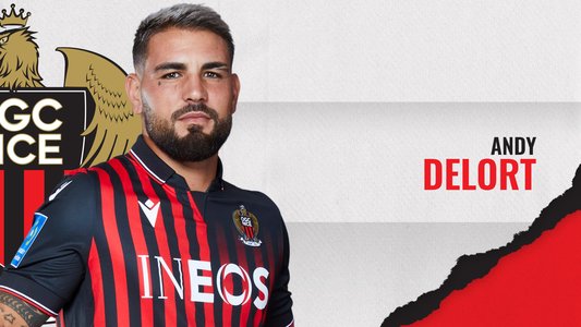 Illustration du But de A. Delort lors du match Lille - Nice du 31/08/2022