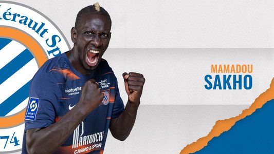 Illustration du But de M. Sakho lors du match Montpellier - Auxerre du 21/08/2022