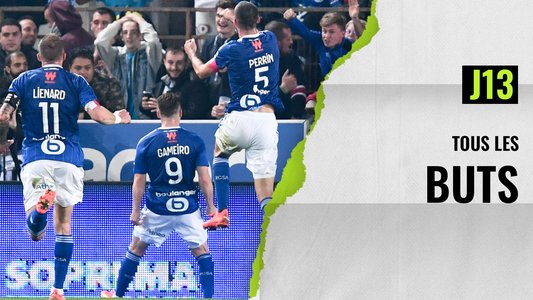 Illustration du Tous les buts de la 13ème journée de Ligue 1