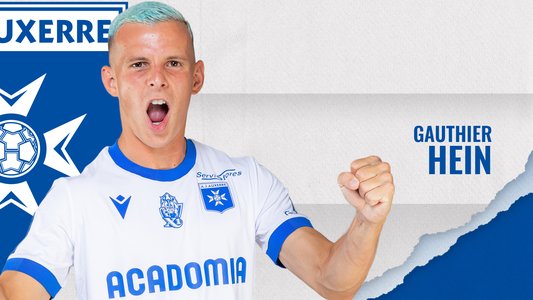 Illustration du But de G. Hein lors du match Auxerre - Lorient du 16/09/2022
