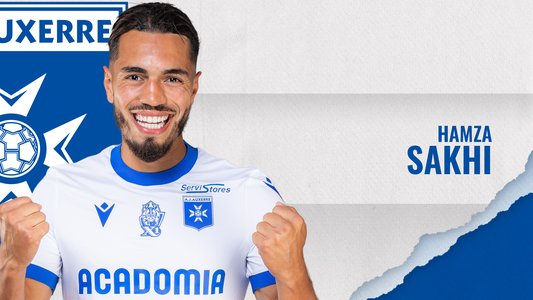 Illustration du But de H. Sakhi lors du match Auxerre - Ajaccio du 30/10/2022