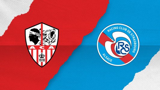 Illustration du Résumé du match Ajaccio - Strasbourg du 05/11/2022
