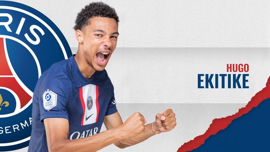 Illustration du But de H. Ekitike lors du match PSG - Angers SCO du 11/01/2023