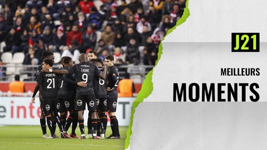 Illustration du Les meilleurs moments de la 21ème journée de Ligue 1