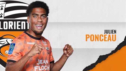 Illustration du But de J. Ponceau lors du match Lorient - Ajaccio du 19/02/2023