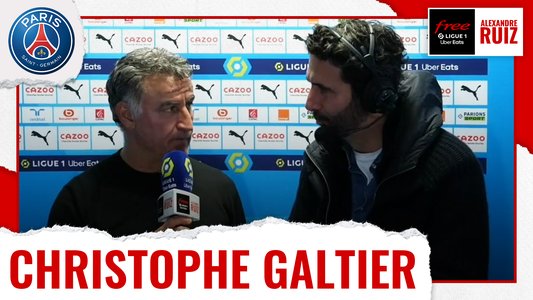 Illustration du Bord-terrain / Episode 151 / OM/PSG - C. Galtier : "On dédie la victoire aux supporters"