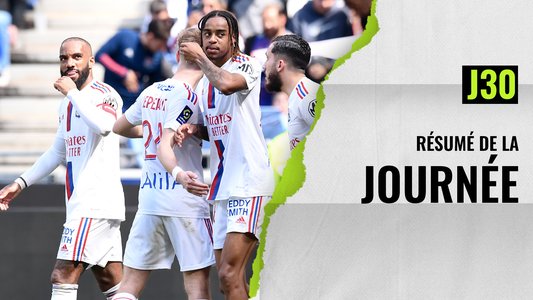 Illustration du Résumé de la 30ème journée de Ligue 1