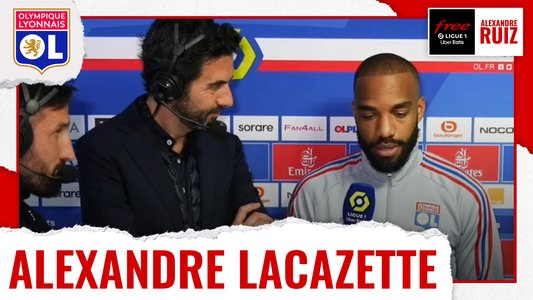 Illustration du Bord-terrain / Episode 190 / OL/OM - A. Lacazette : "Lopes nous laisse dans le match"