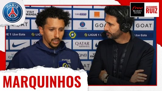 Illustration du Bord-terrain / Episode 193 / PSG/Lorient - Marquinhos : "Pas le moment de perdre des points"