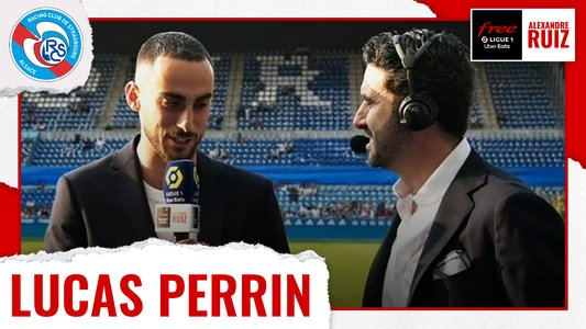 Illustration du Bord-terrain / Episode 215 / Strasbourg/PSG - L. Perrin : "Aller chercher la victoire"