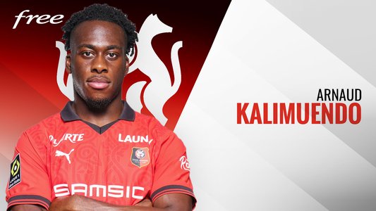 Illustration du But de A. Kalimuendo lors du match Rennes - Nantes du 01/10/2023