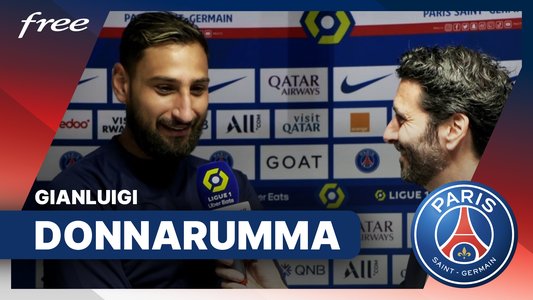 Illustration du Bord-terrain / Episode 244 / PSG/Lens - G. Donnarumma : "Continuer à travailler le jeu au pied"