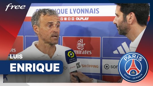 Illustration du Bord-terrain / Episode 252 / OL/PSG - L. Enrique : "Une équipe parfaite dans l'attitude"