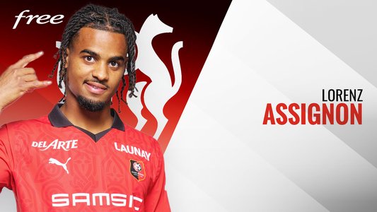 Illustration du But de L. Assignon lors du match Rennes - Lille du 16/09/2023